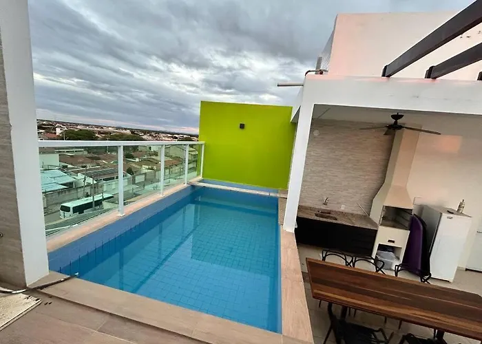 Apto Cobertura Com Piscina - 2 Quartos